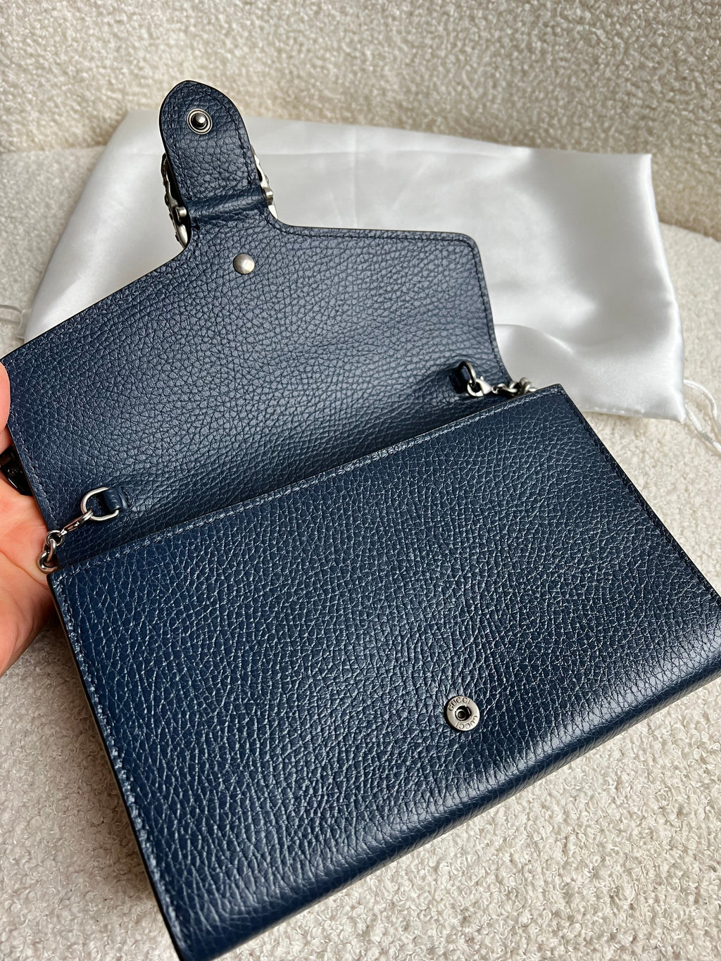 Gucci Dionysus Navy Mini Chain Bag (RRP £1340)