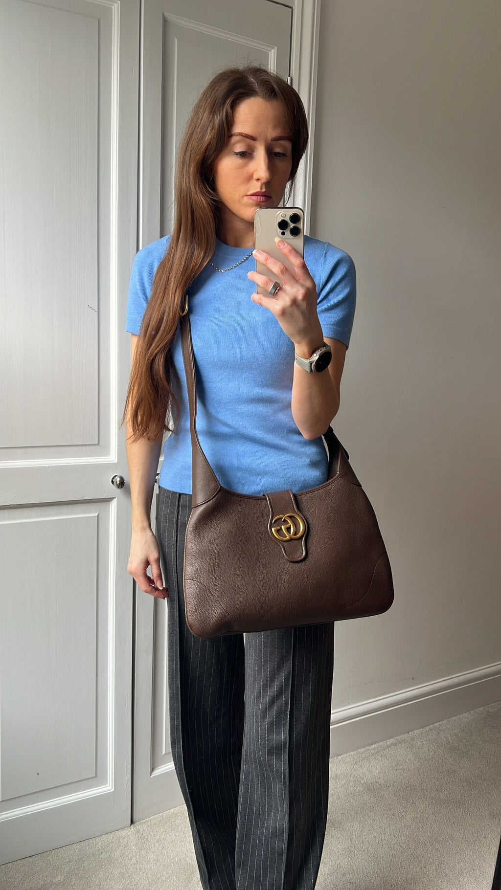 Gucci Brown Large Aphrodite Shoulder Bag (RRP £1760)