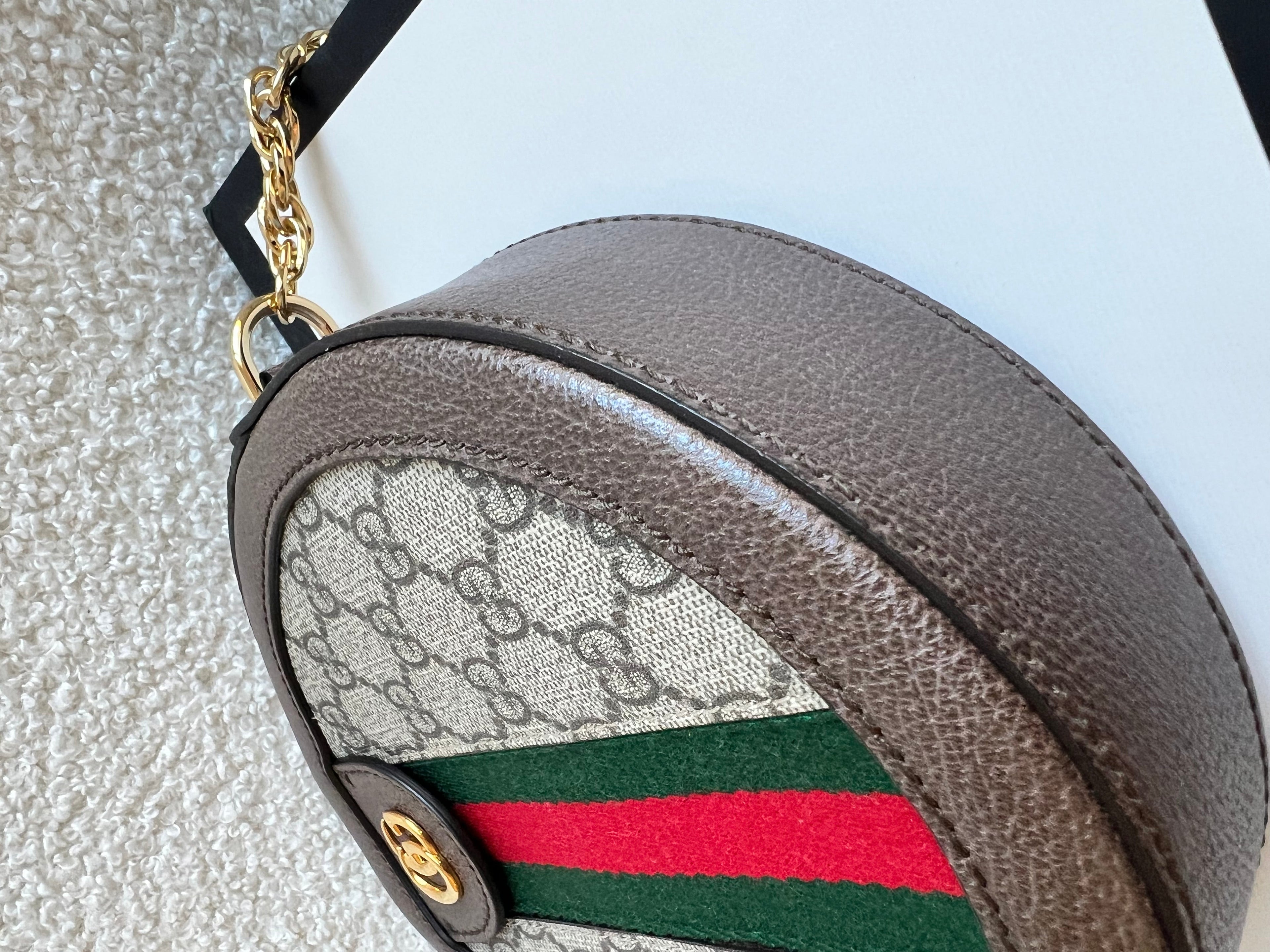 Gucci GG Ophidia Mini GG Round Shoulder Bag (RRP £1,270)