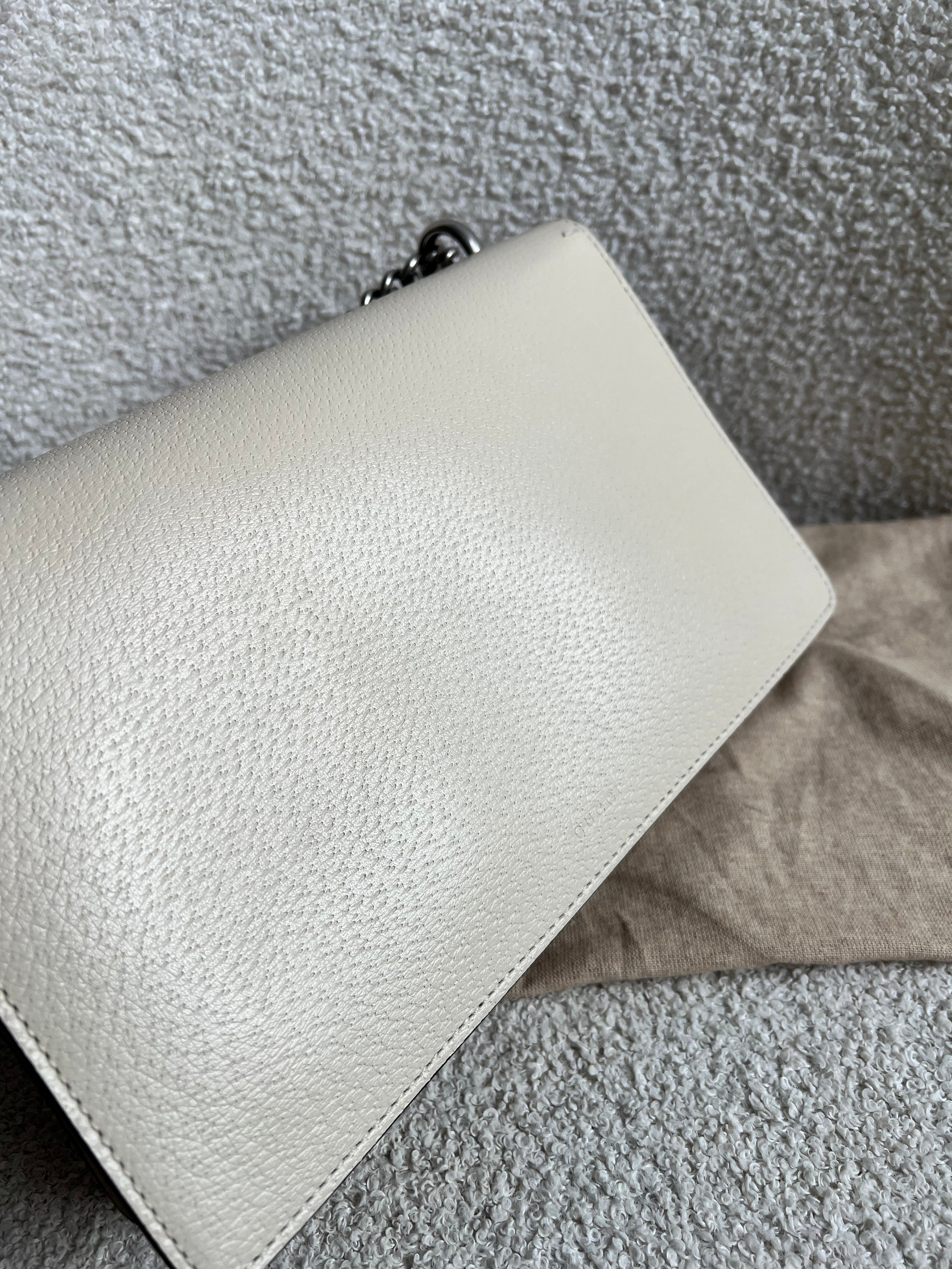 Gucci Dionysus GG White Small Shoulder Bag (RRP £2,670)