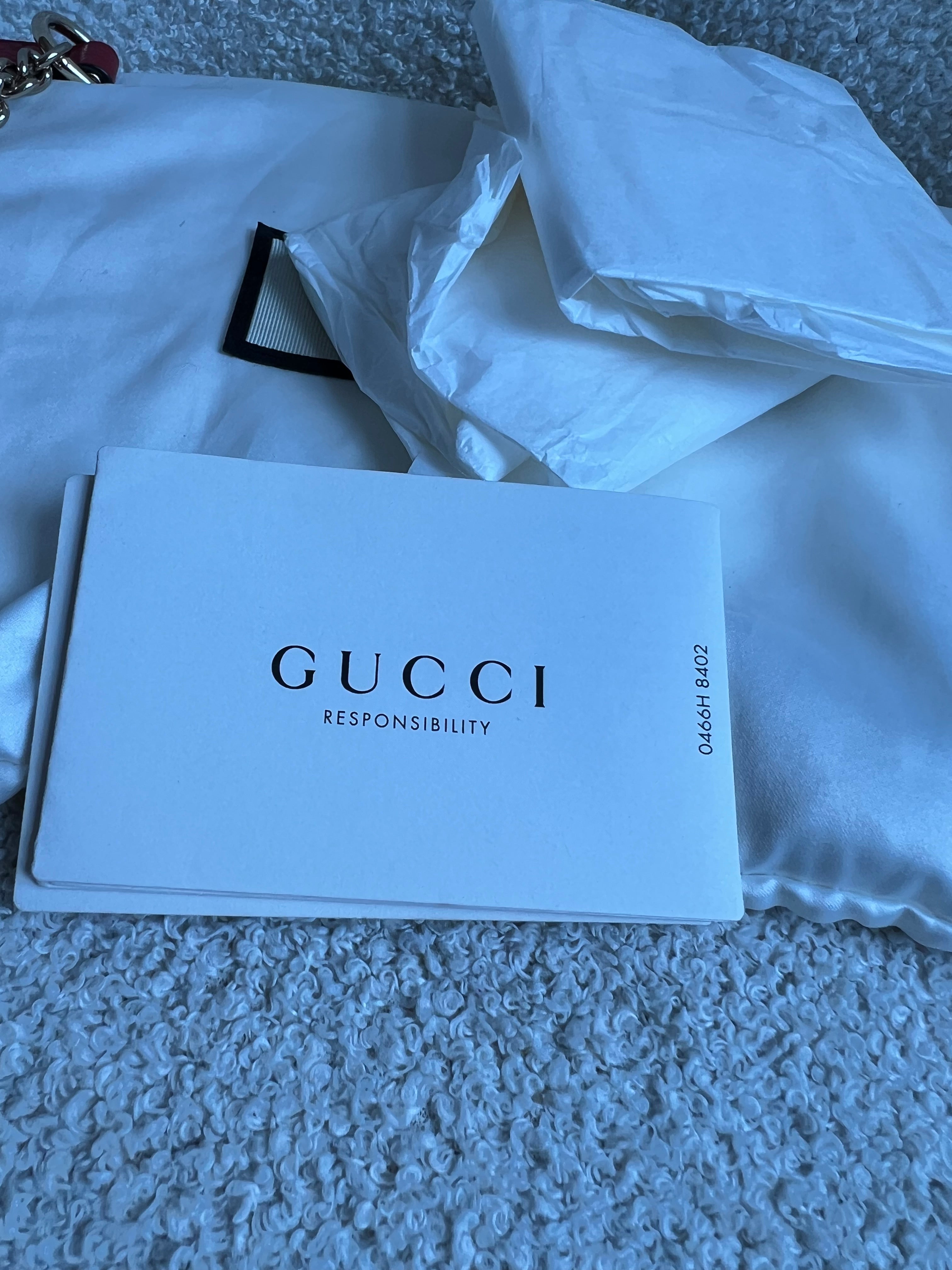 Gucci Interlocking GG Red Small Shoulder Bag
