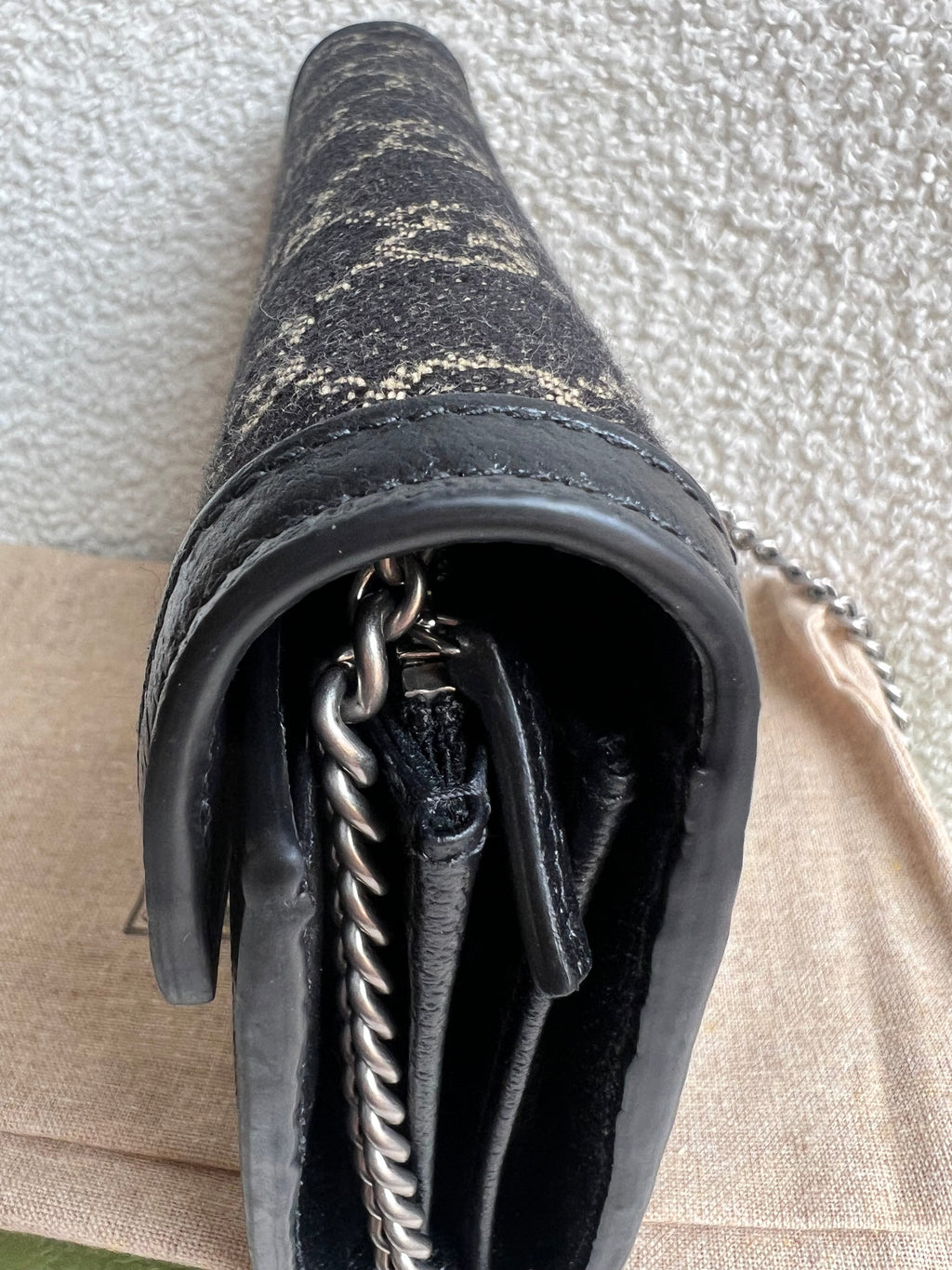 Gucci Dionysus Denim GG Mini Chain Bag