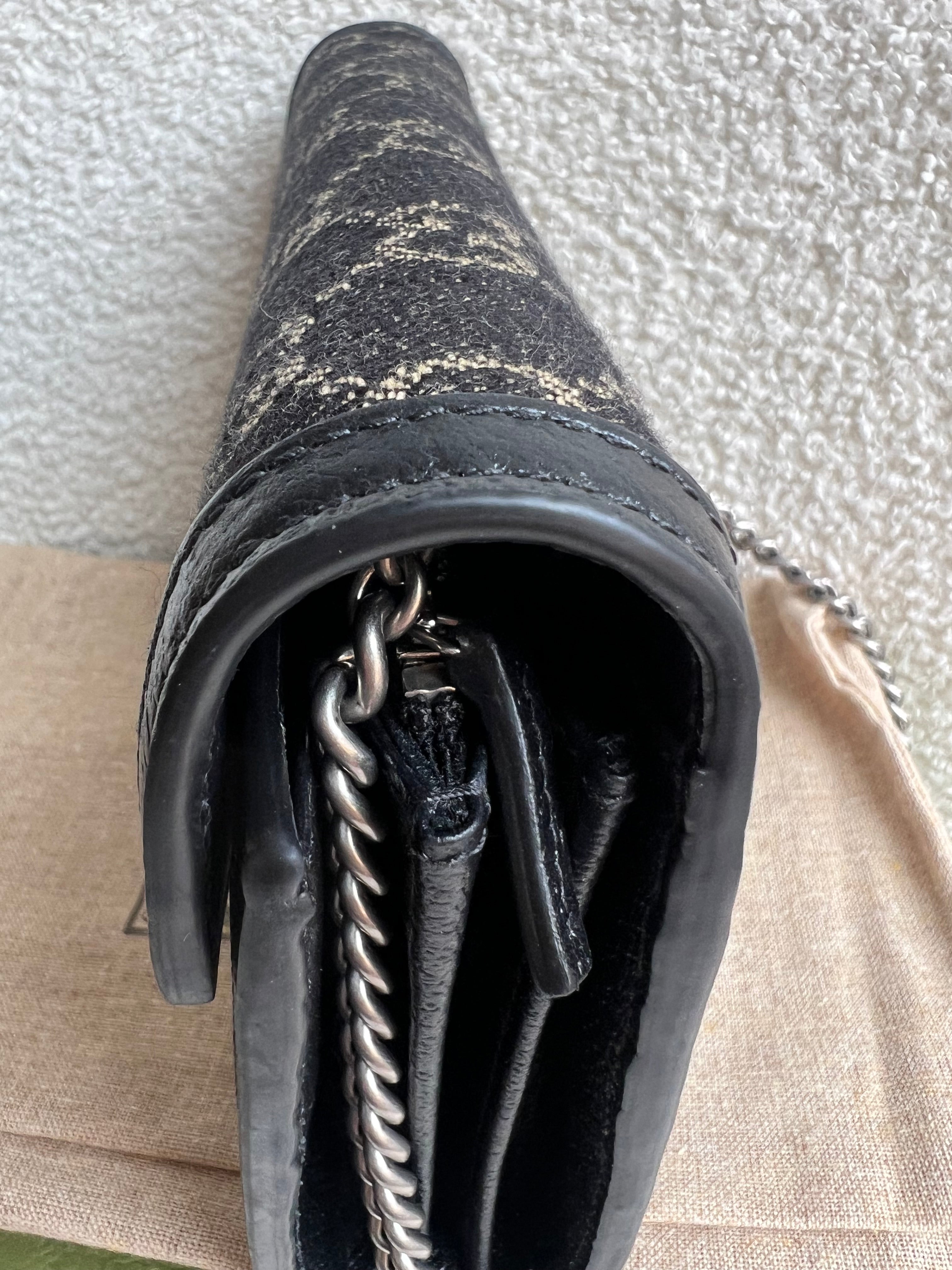 Gucci Dionysus Denim GG Mini Chain Bag