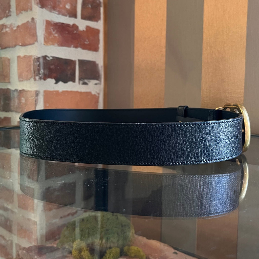 GUCCI GG Marmont Black Leather Belt SZ 85/34