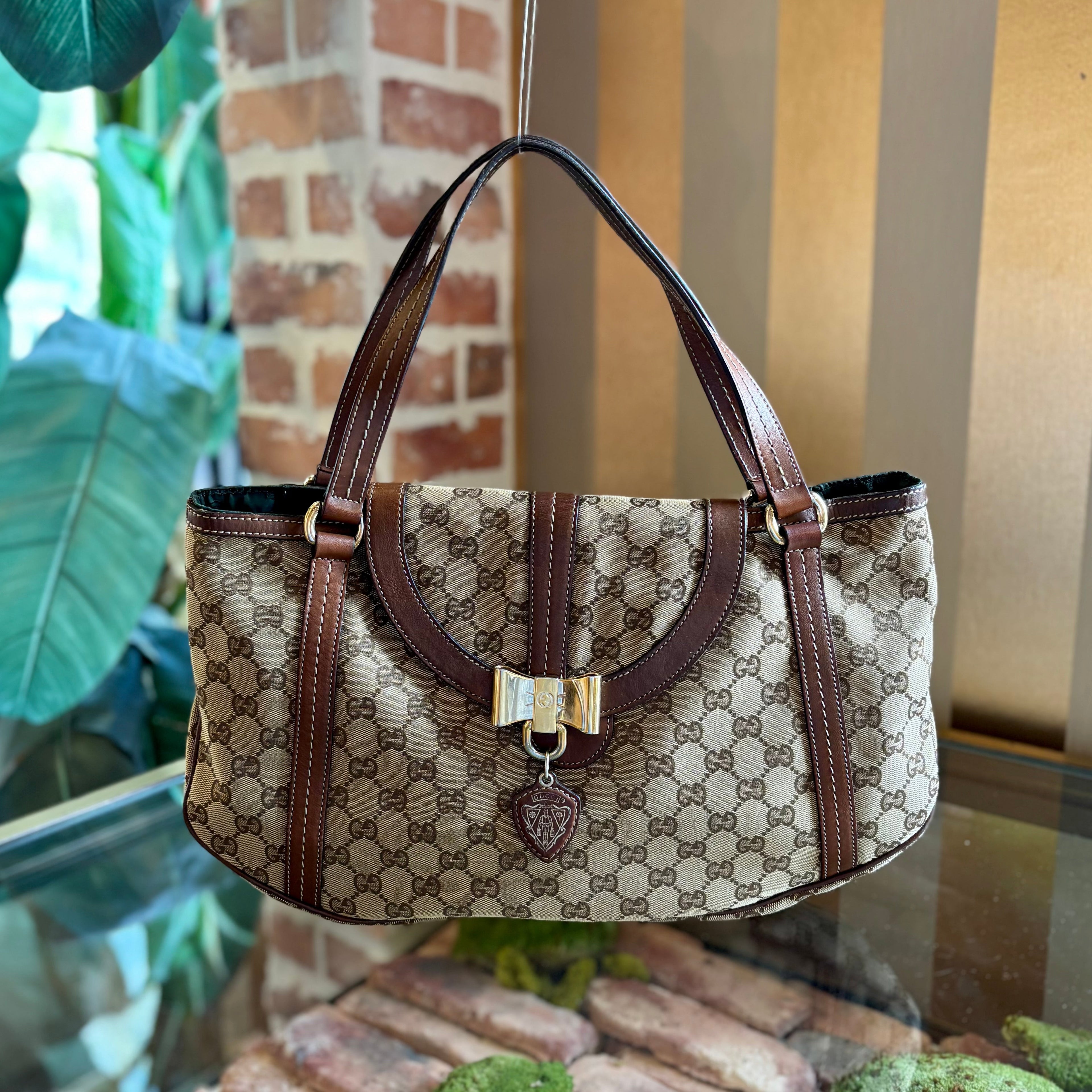 GUCCI Brown Duchessa Tote