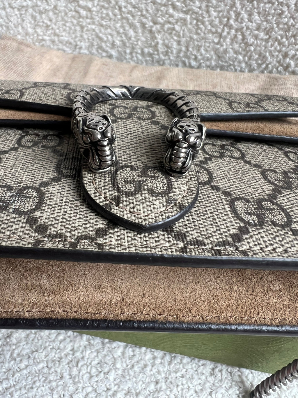 Gucci Dionysus GG Supreme Super Mini Shoulder Bag (RRP £890)