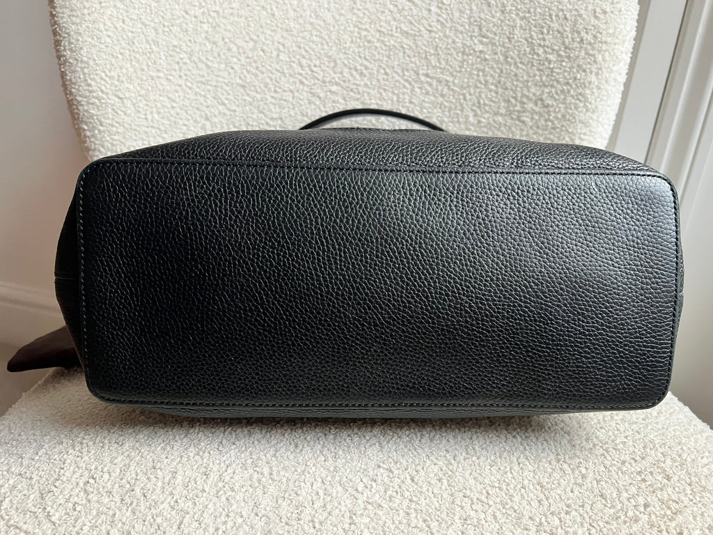Gucci Soho Large Hobo in Black Pebbled Calfskin