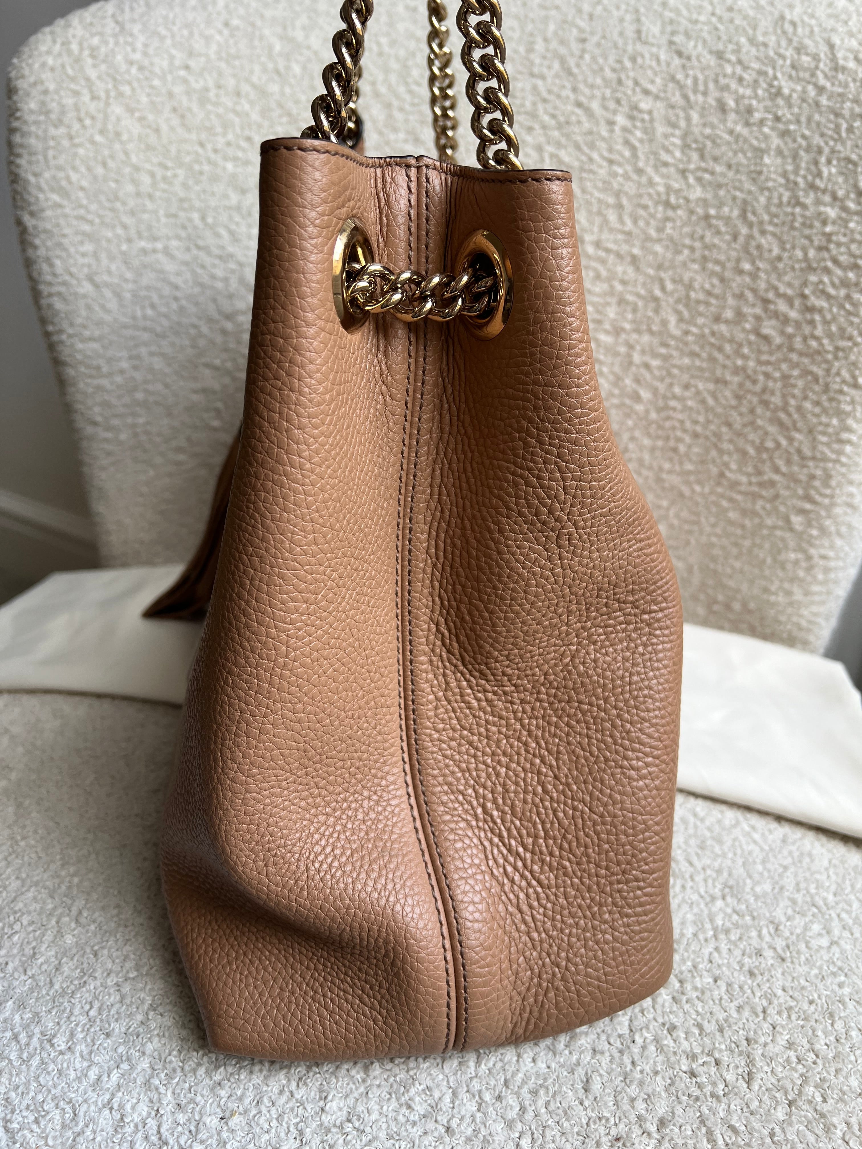 Gucci Rose Beige Soho Chain Tote (RRP £1350)