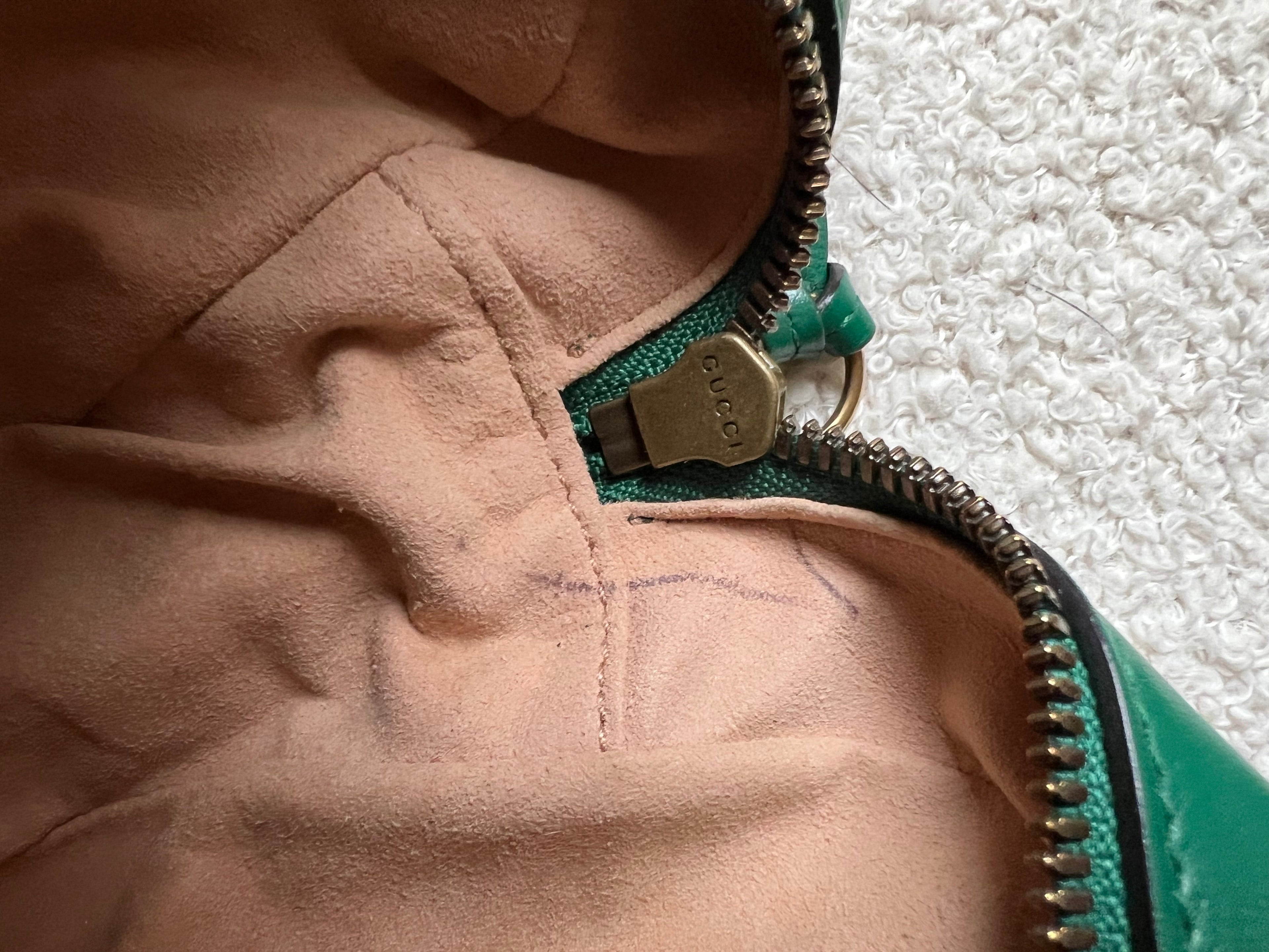 Gucci GG Green Marmont Small Shoulder Bag (RRP £1440)