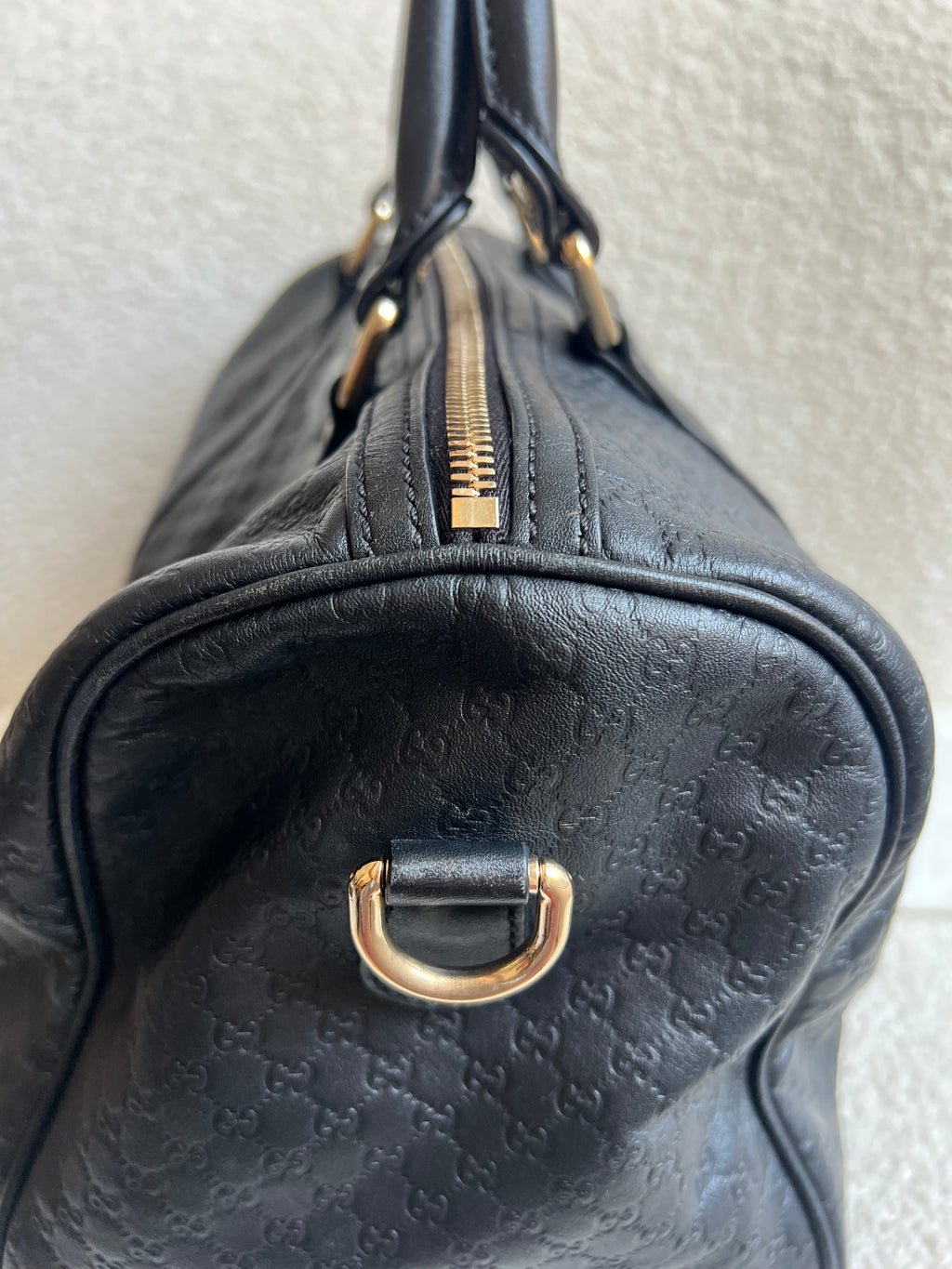 Gucci Black Guccissima Large Boston Joy (RRP £1250)