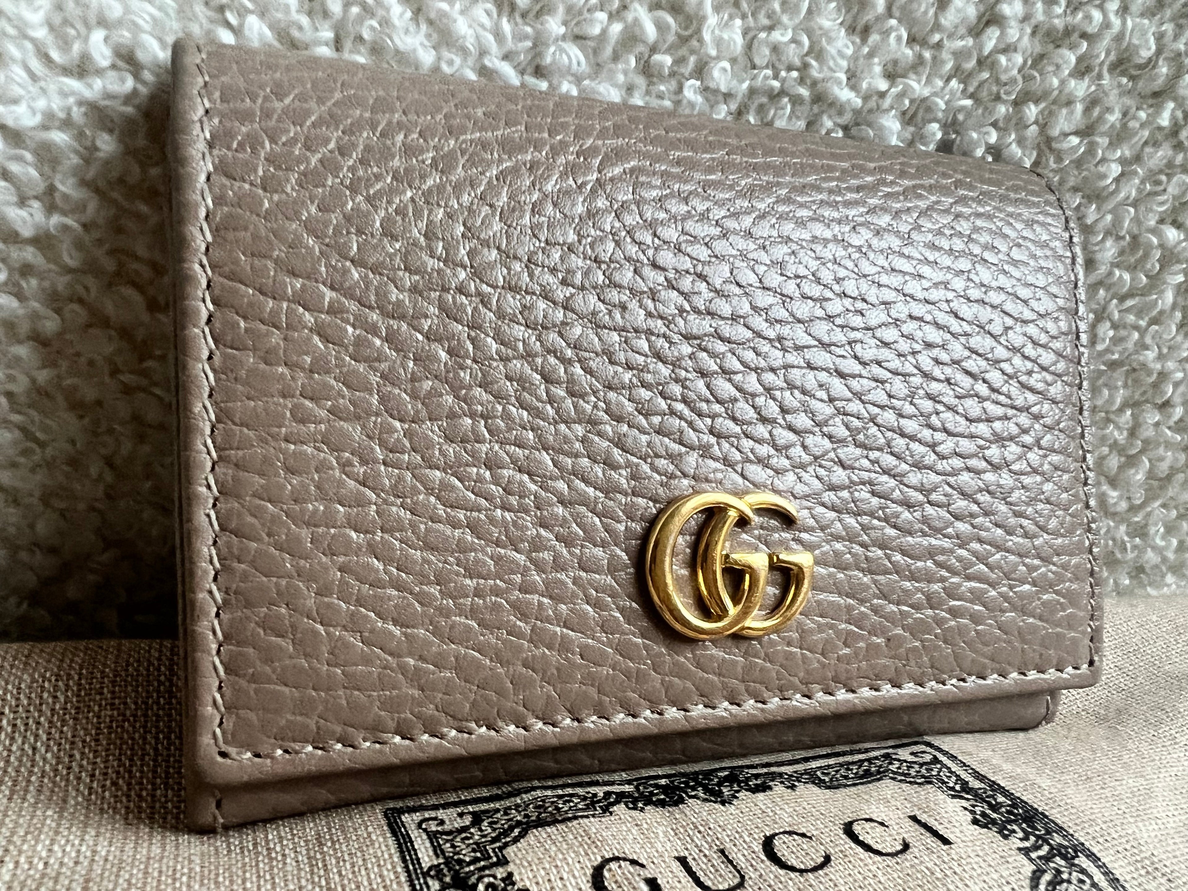 Gucci Beige Marmont Card Holder