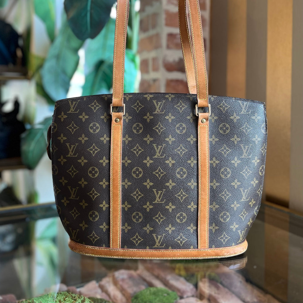 LOUIS VUITTON Babylon Monogram Canvas Brown Tote Bag