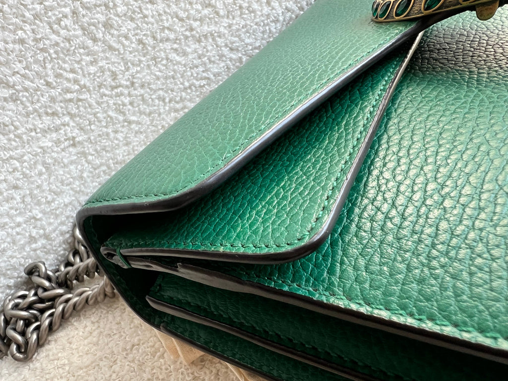 Gucci Dionysus GG Green Small Shoulder Bag (RRP £2,670)