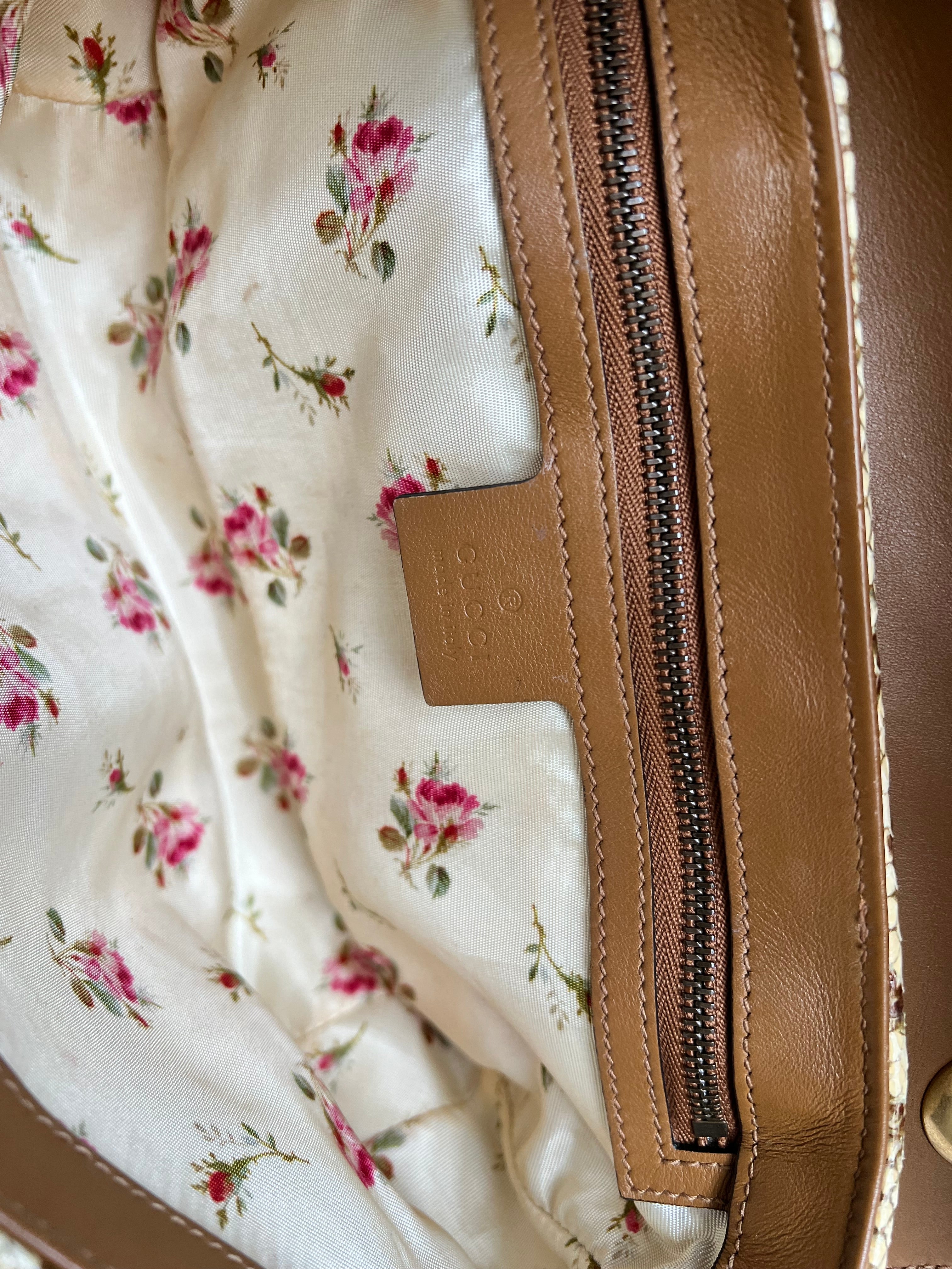 Gucci GG Beige Raffia Marmont Small Shoulder Bag (RRP £1,570)