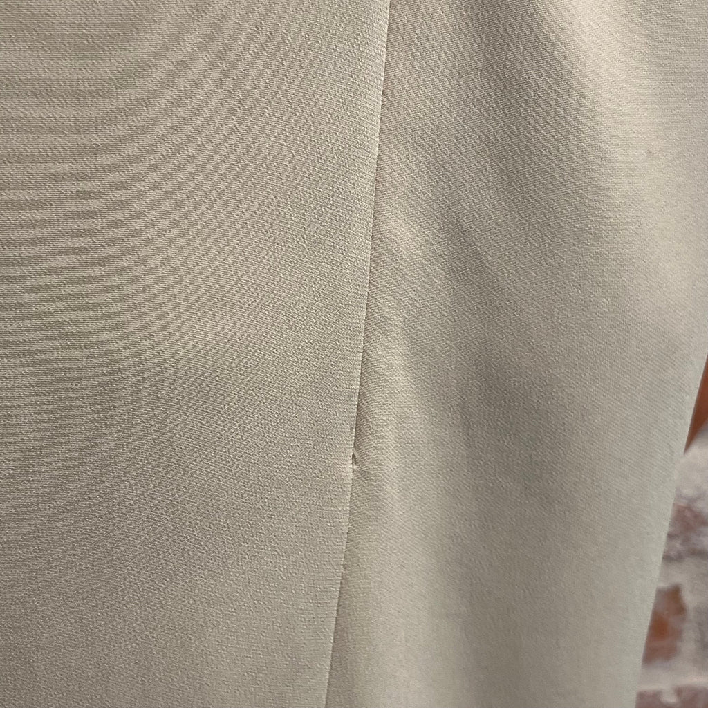 GUCCI Cream Web Stripe Viscose Knee-Length Dress SZ40(4US/S)