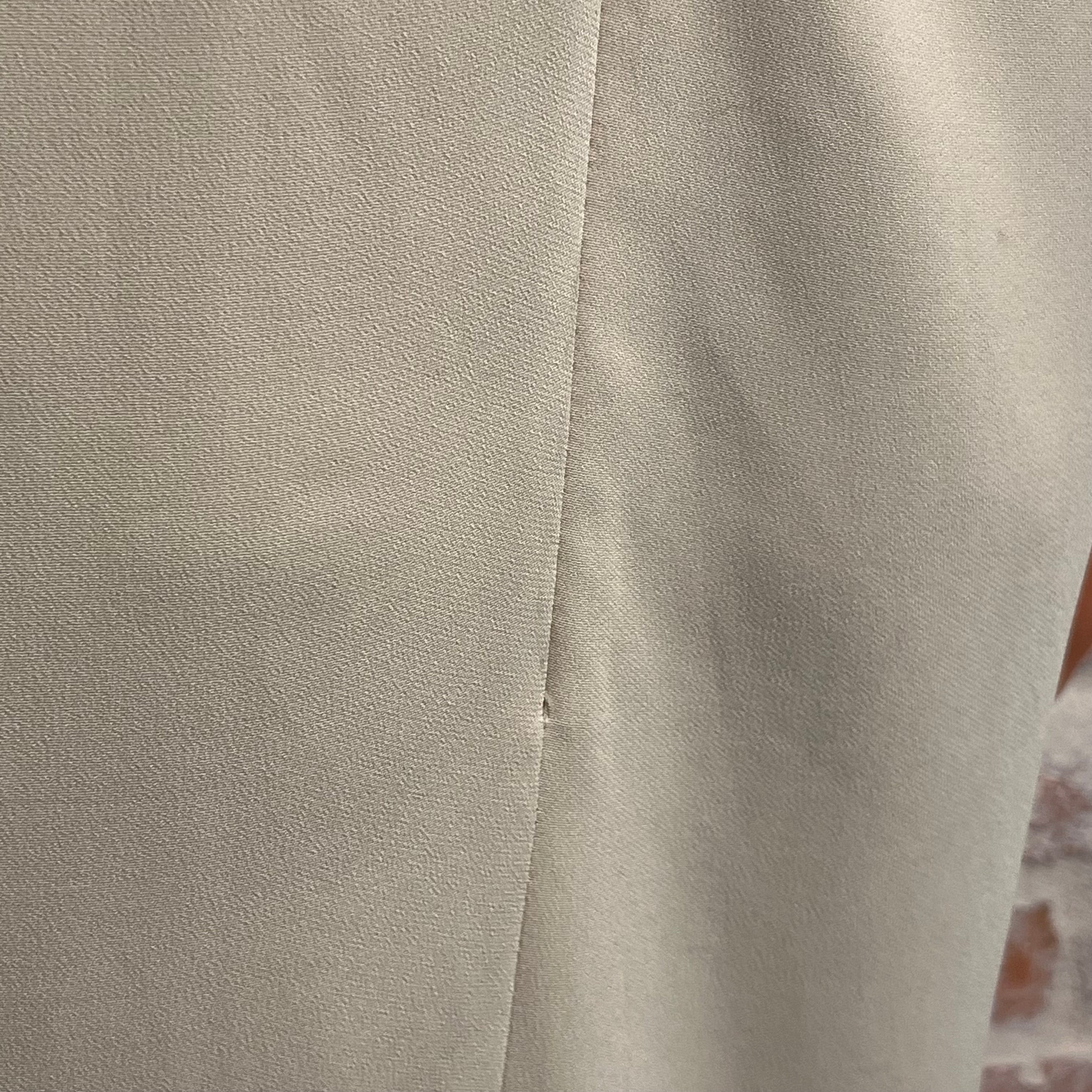 GUCCI Cream Web Stripe Viscose Knee-Length Dress SZ40(4US/S)