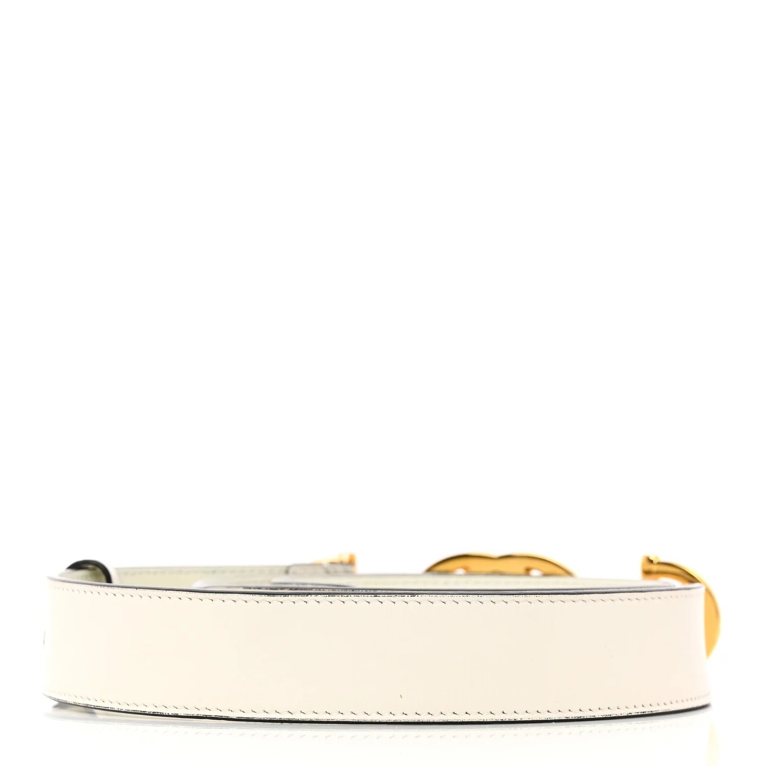 GUCCI TRAPUNTATA ZUMI 30MM CALFSKIN LEATHER BELT