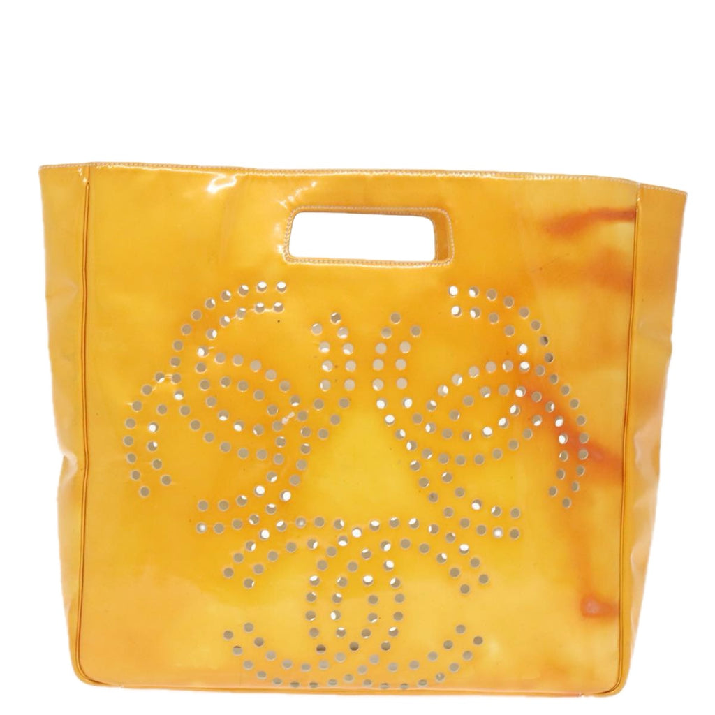 Chanel Yellow Patent Leather Handbag (Pre-Owned)