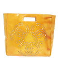 Chanel Yellow Patent Leather Handbag (Pre-Owned)