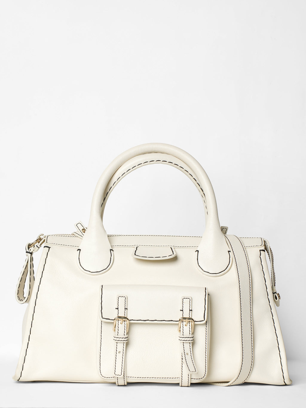 Chloe Debossed Logo Crossbody bag