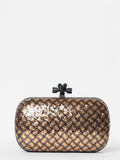 Bottega Veneta Sequin Knot Clutch