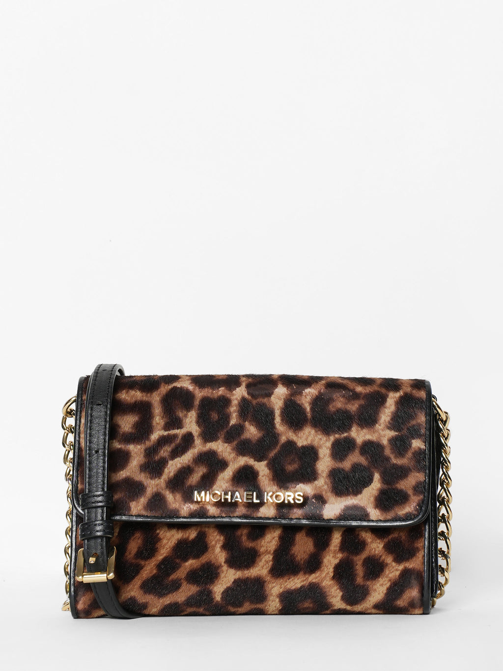 Michael Kors Leopard Calf Hair Cross Body Bag