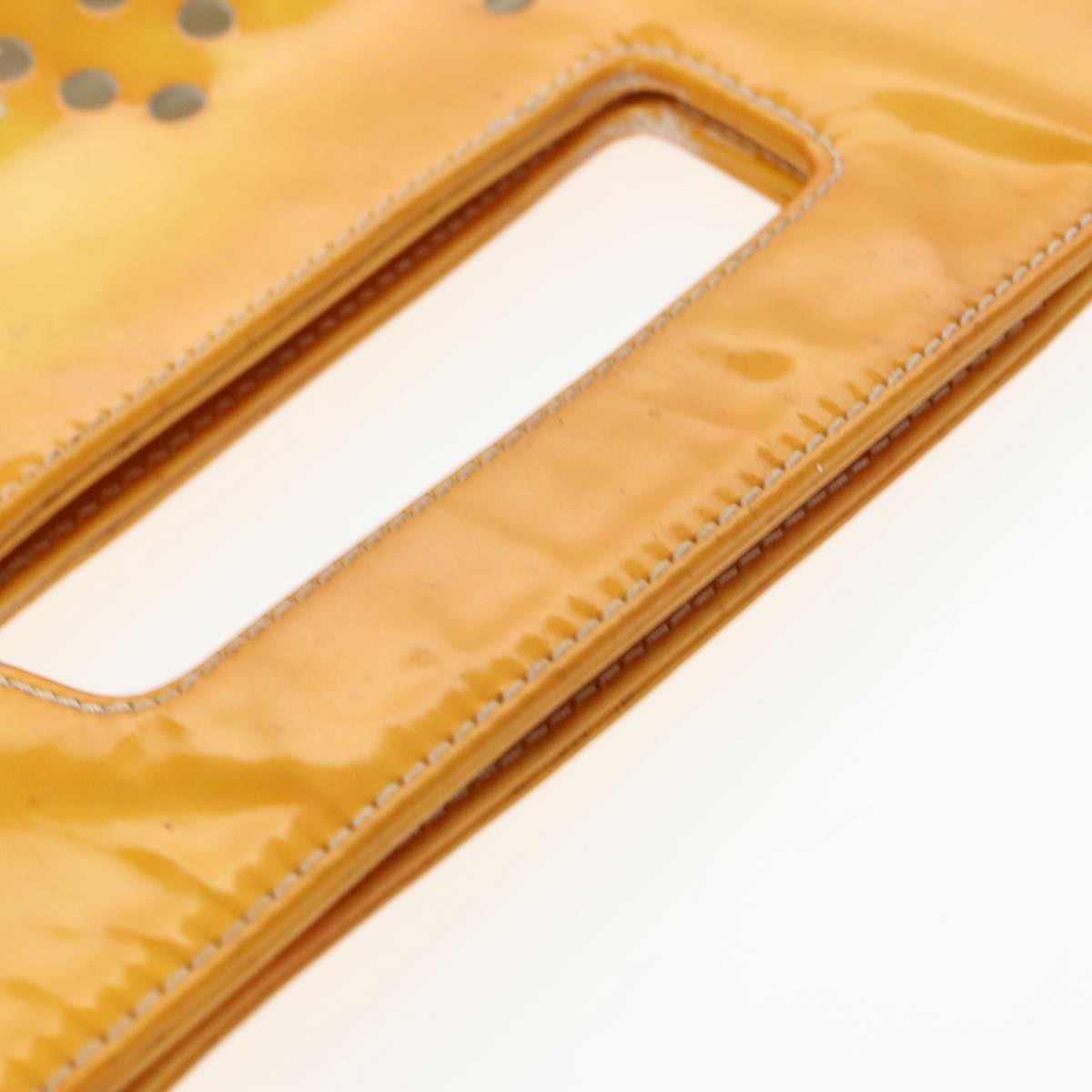 Chanel Yellow Patent Leather Handbag (Pre-Owned)