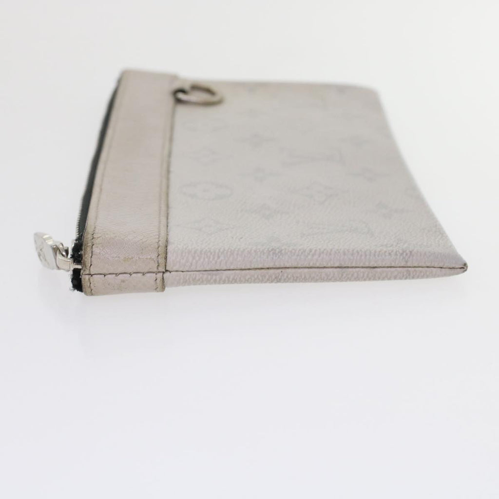 Louis Vuitton Discovery Pochette Monogram Taigarama Gray Leather Clutche & Pouche Bag (Pre-Owned)