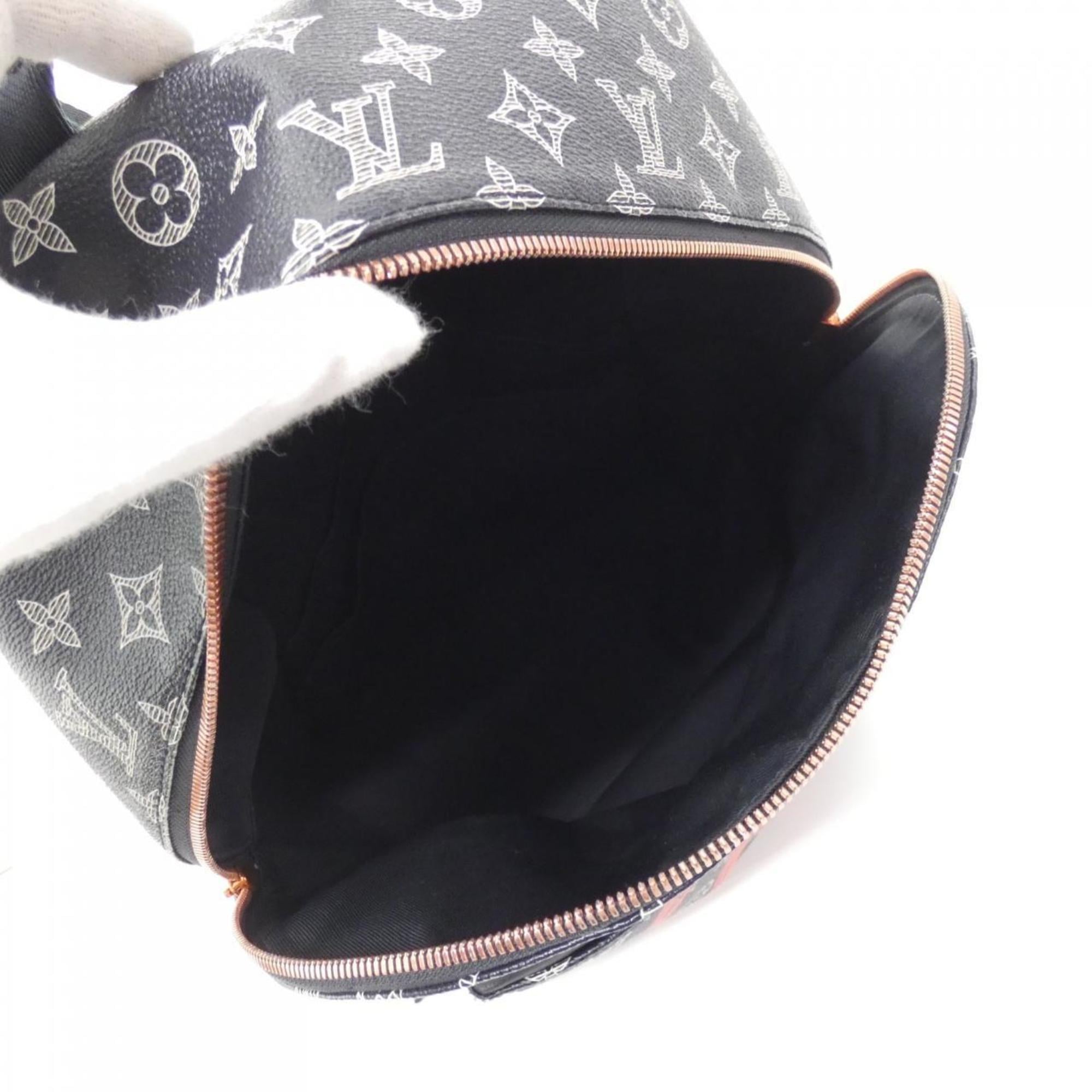 Louis Vuitton Monogram Blue Marine Coated Canvas Backpack (Pre-Owned)
