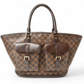 Louis Vuitton Damier Canvas Ebene Damier Canvas Shoulder Bag Tote Bag (Pre-Owned)