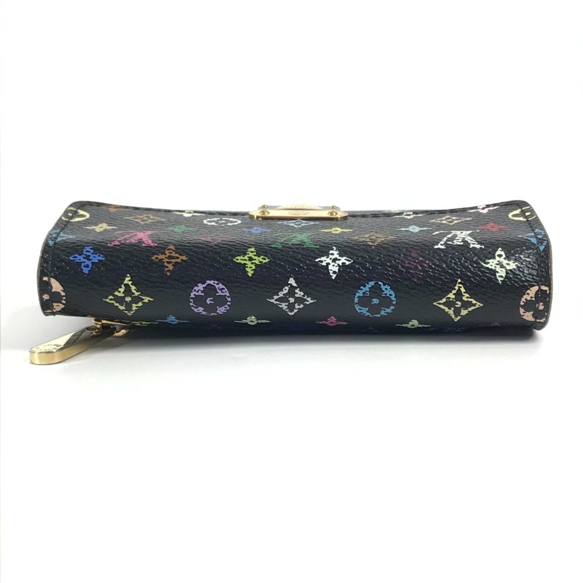 Louis Vuitton Black Monogram Multicolore Bill Wallet (Tri-Fold) (Pre-Owned)
