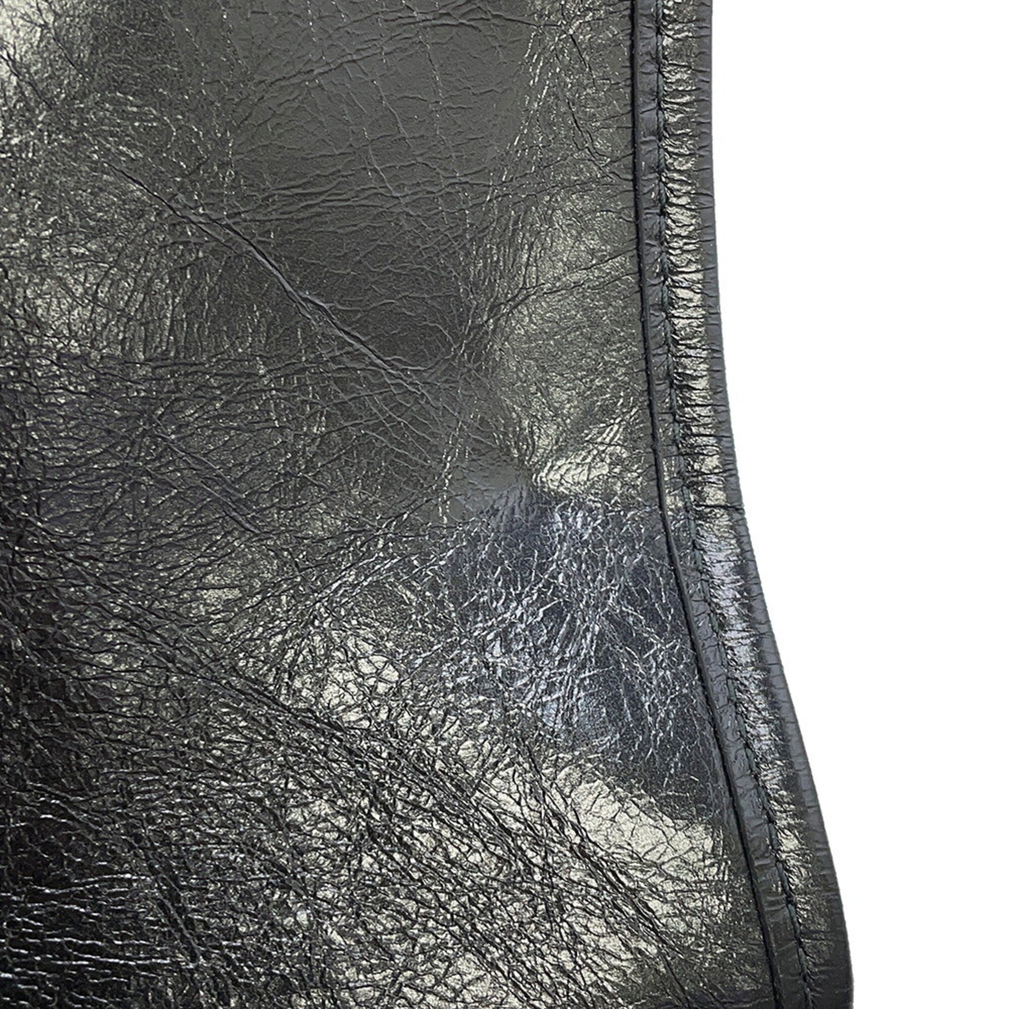 Prada Black Leather Handbag Shoulder Bag (Pre-Owned)