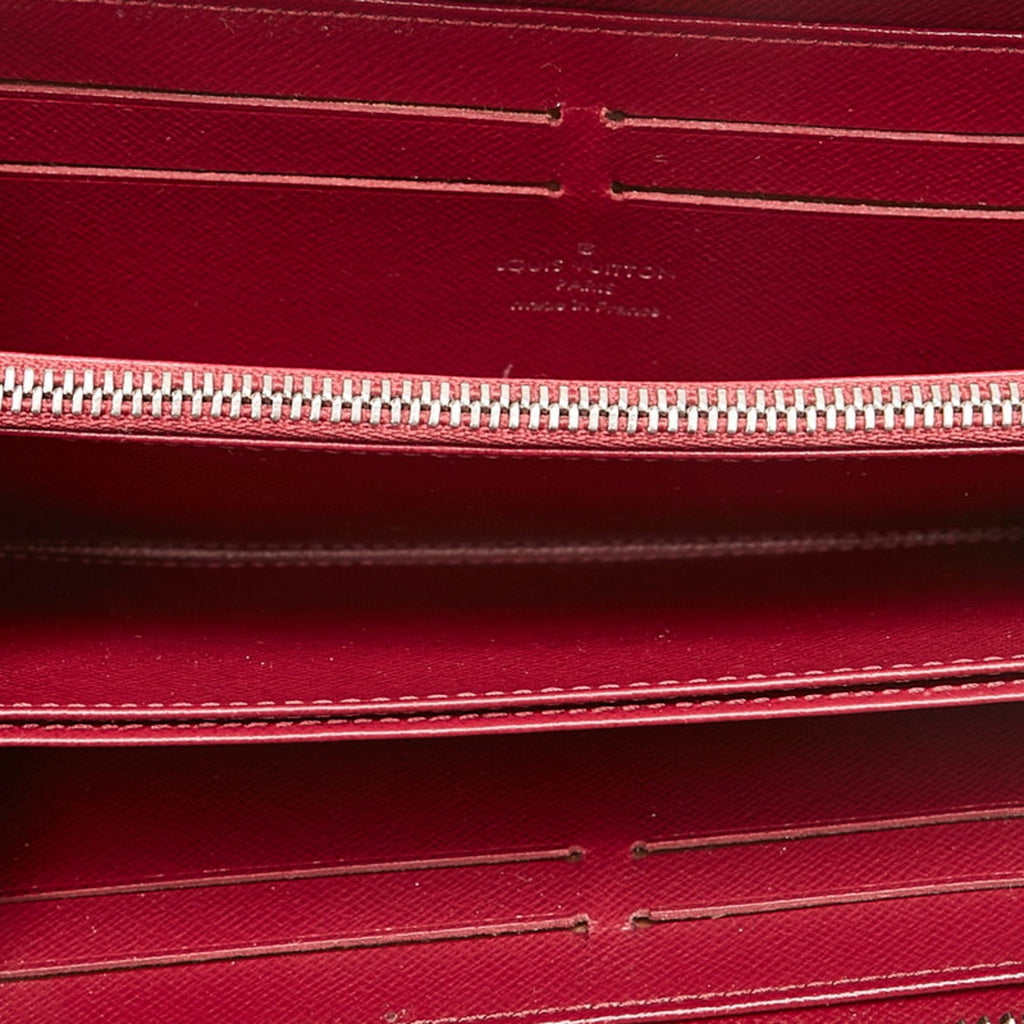 Louis Vuitton Fuchsia Purple Leather Long Wallet (Bi-Fold) (Pre-Owned)