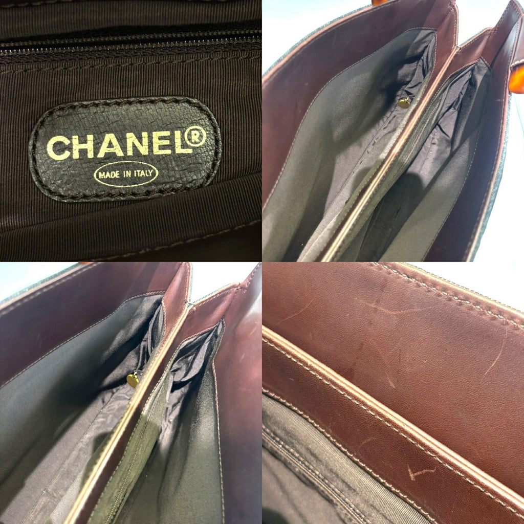 Chanel Navy Denim Handbag (Pre-Owned)