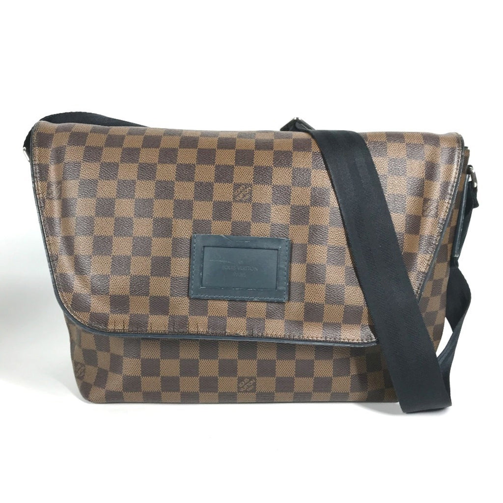 Louis Vuitton Brown Damier Canvas Messenger Bag Shoulder Bag (Pre-Owned)