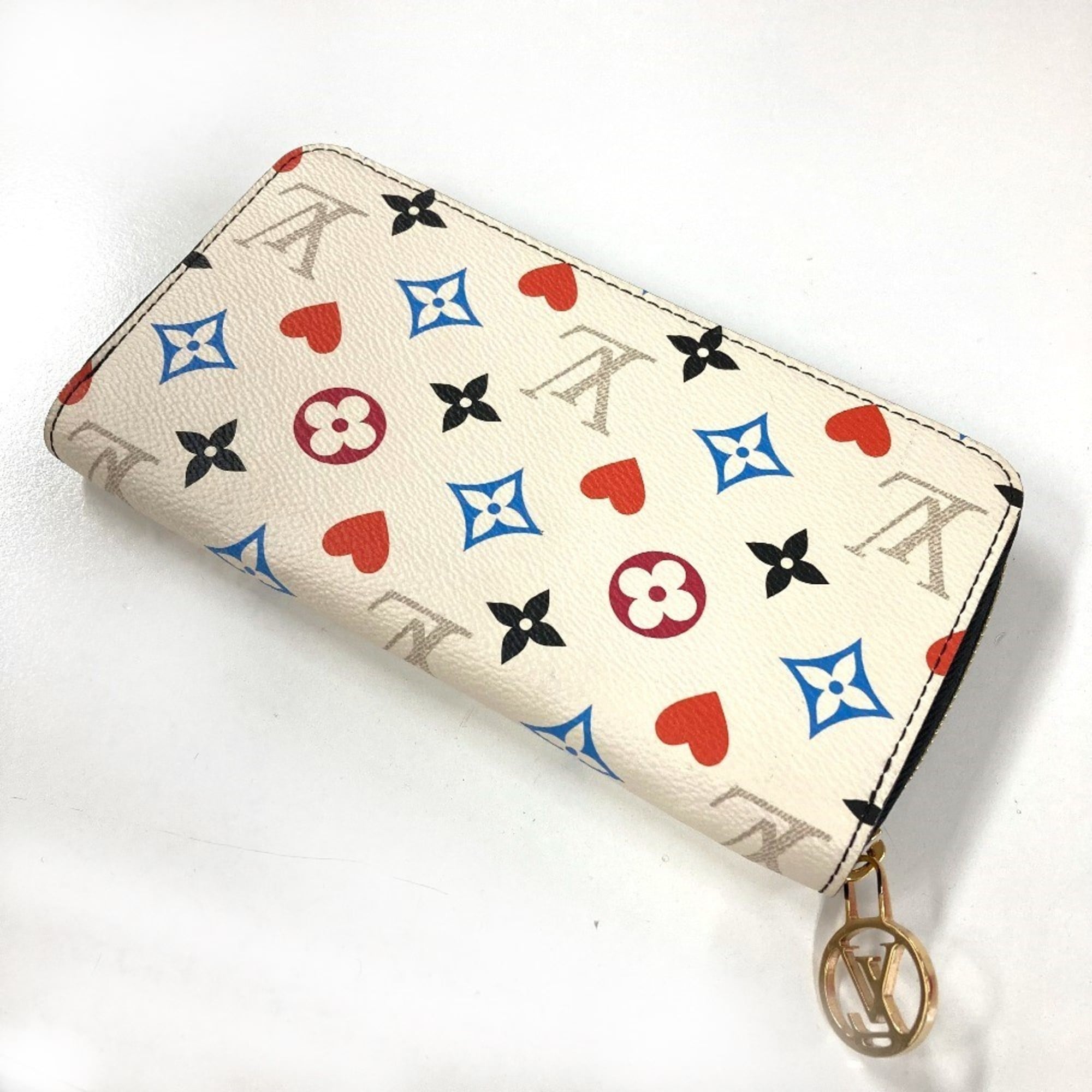 Louis Vuitton Monogram Multicolore Multi-Color White Monogram Multicolore Long Wallet (Bi-Fold) (Pre-Owned)