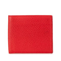 Bottega Veneta Red Color Leather Wallet (Bi-Fold) (Pre-Owned)