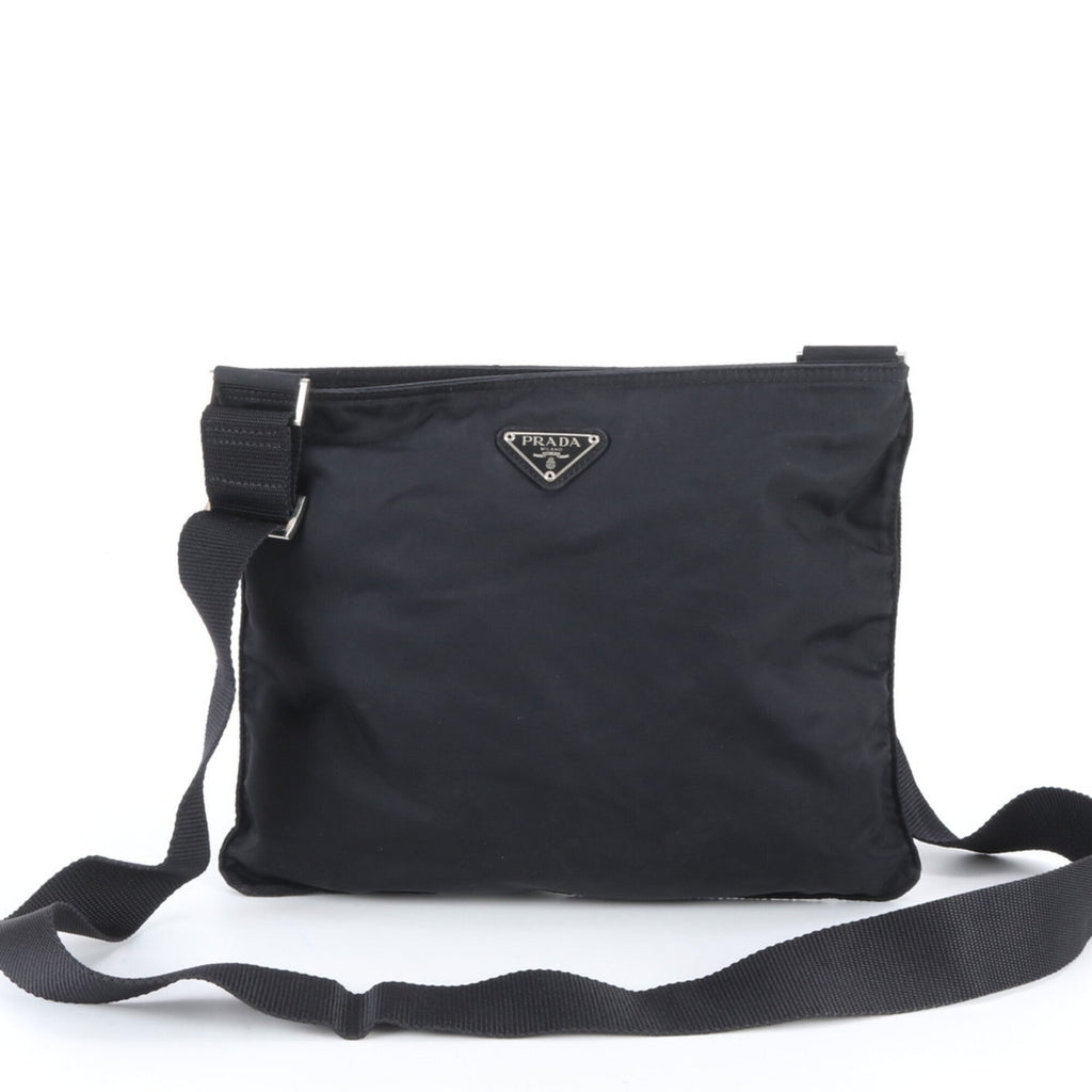Prada Black Nylon Shoulder Bag (Pre-Owned)