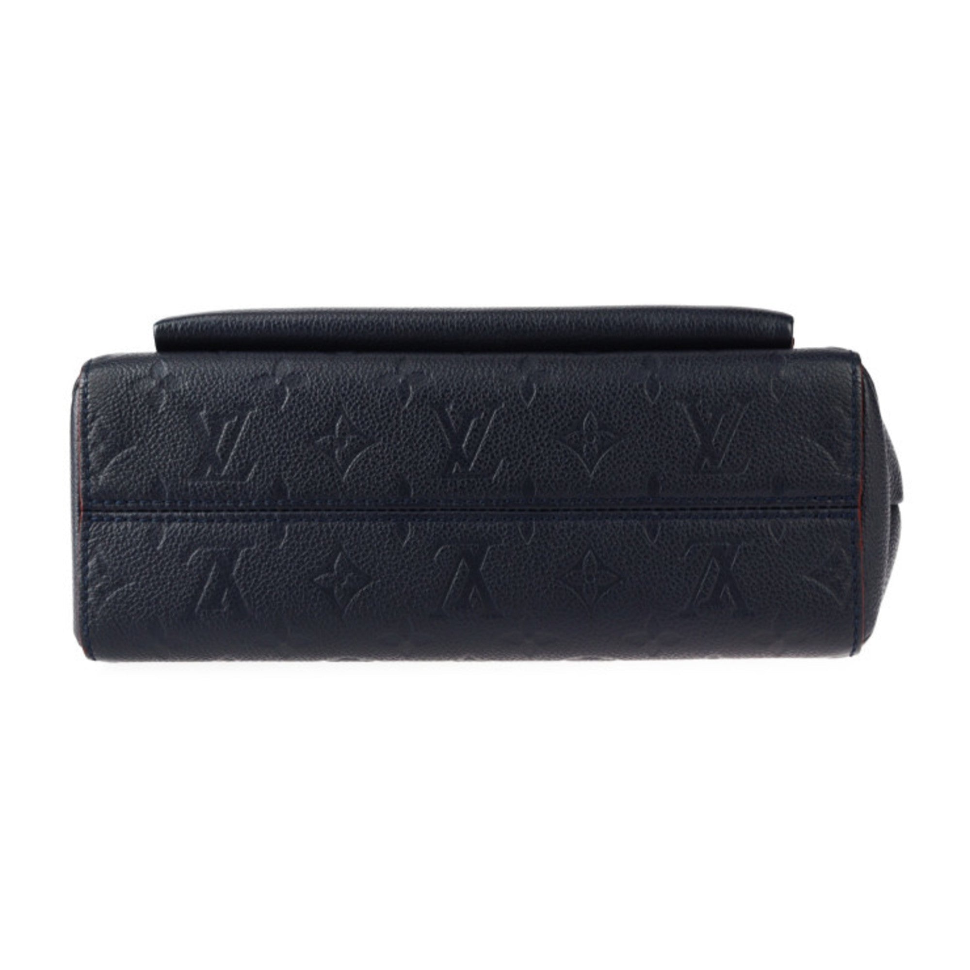 Louis Vuitton Monogram Empreinte Marine Rouge Leather Handbag Pochette Shoulder Bag (Pre-Owned)