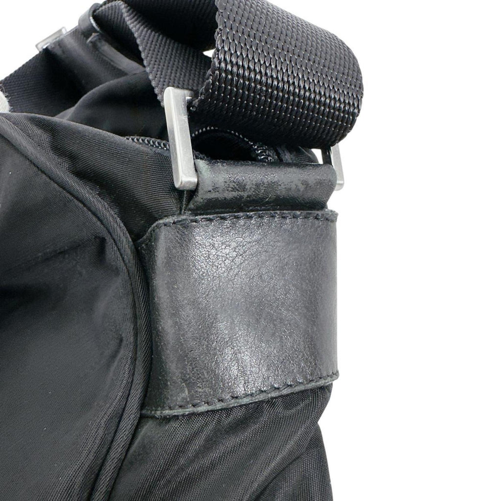 Prada Black Nylon Shoulder Bag Sling Bag (Pre-Owned)