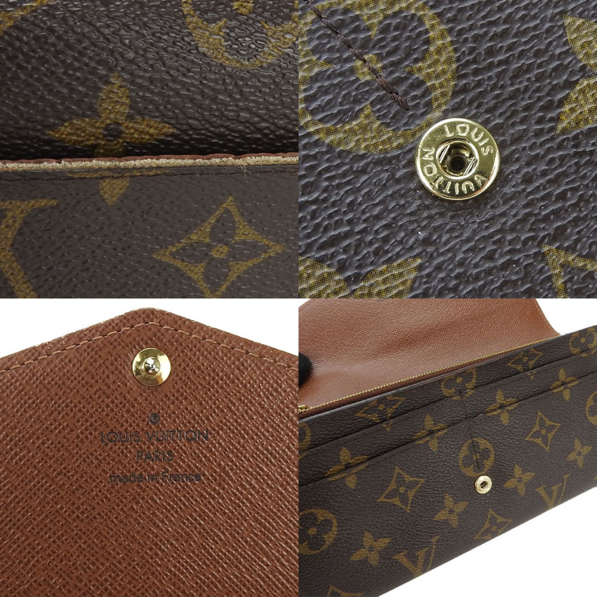 Louis Vuitton Monogram Long Wallet (Bi-Fold) (Pre-Owned)