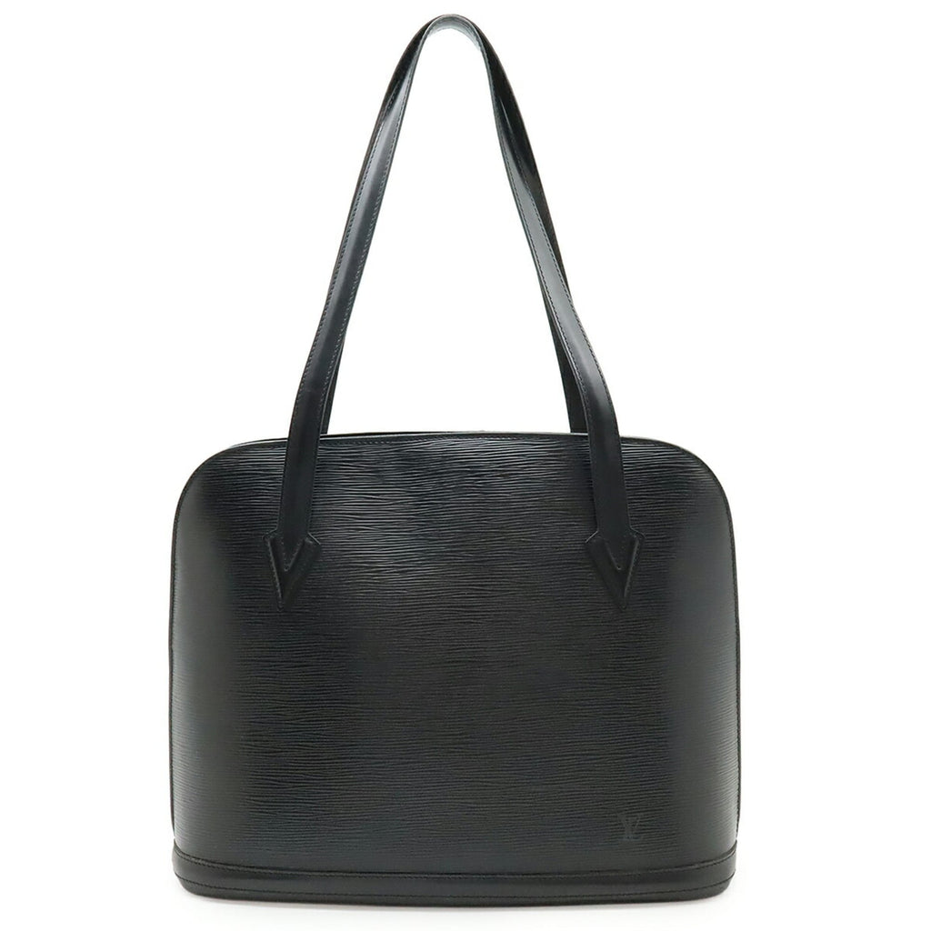 Louis Vuitton Black Noir Epi Leather Shoulder Bag Tote Bag (Pre-Owned)