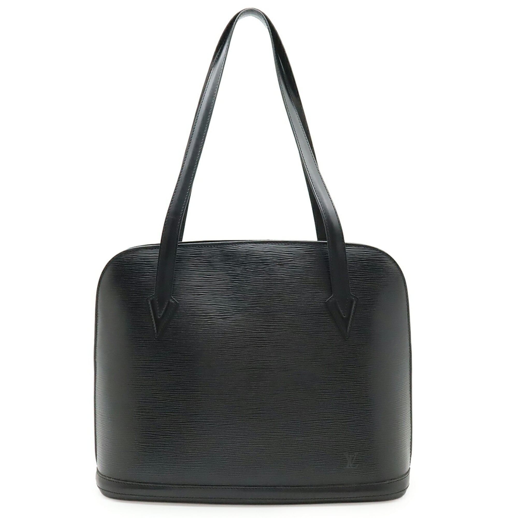 Louis Vuitton Black Noir Epi Leather Shoulder Bag Tote Bag (Pre-Owned)