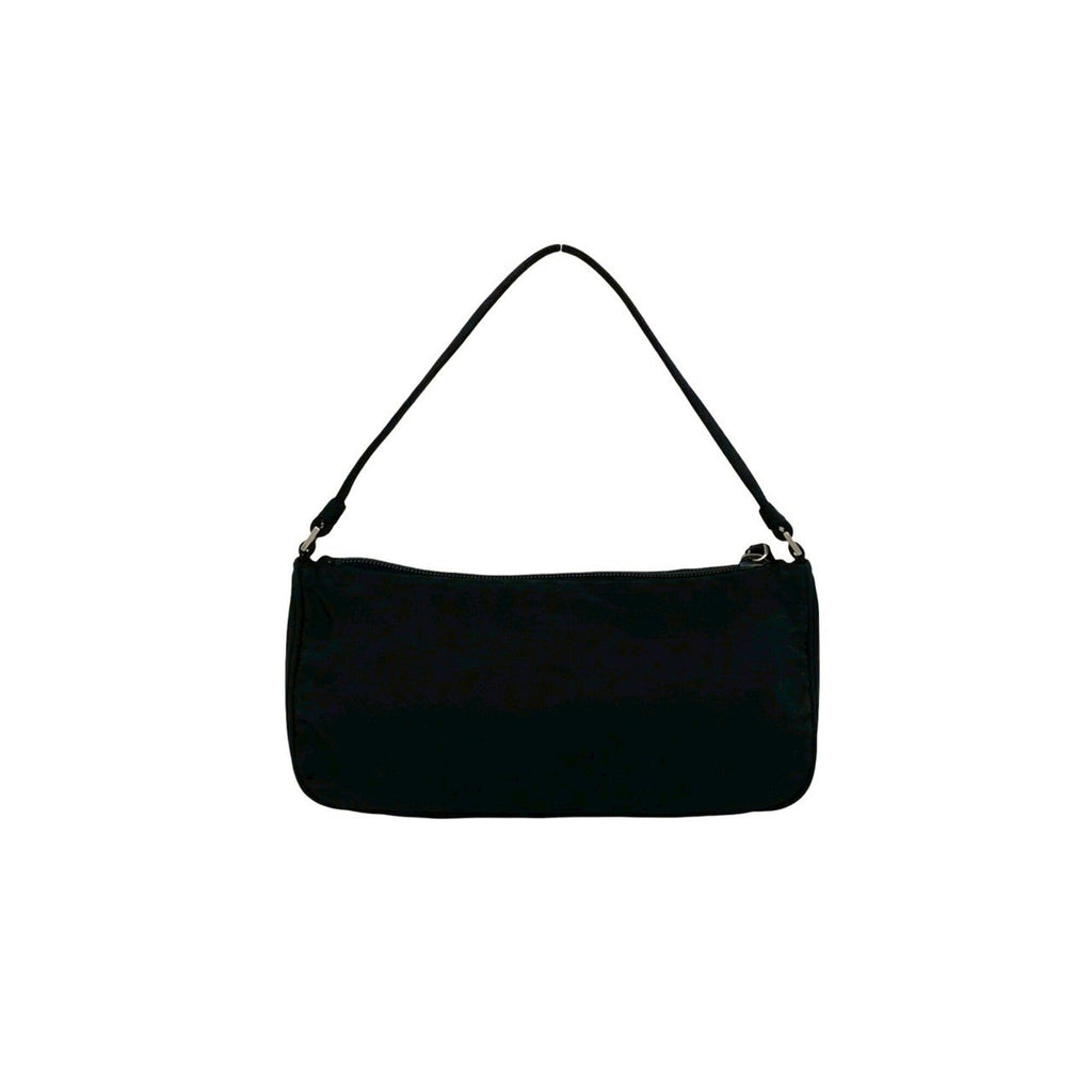 Prada Black Nylon Handbag Pouch Shoulder Bag (Pre-Owned)