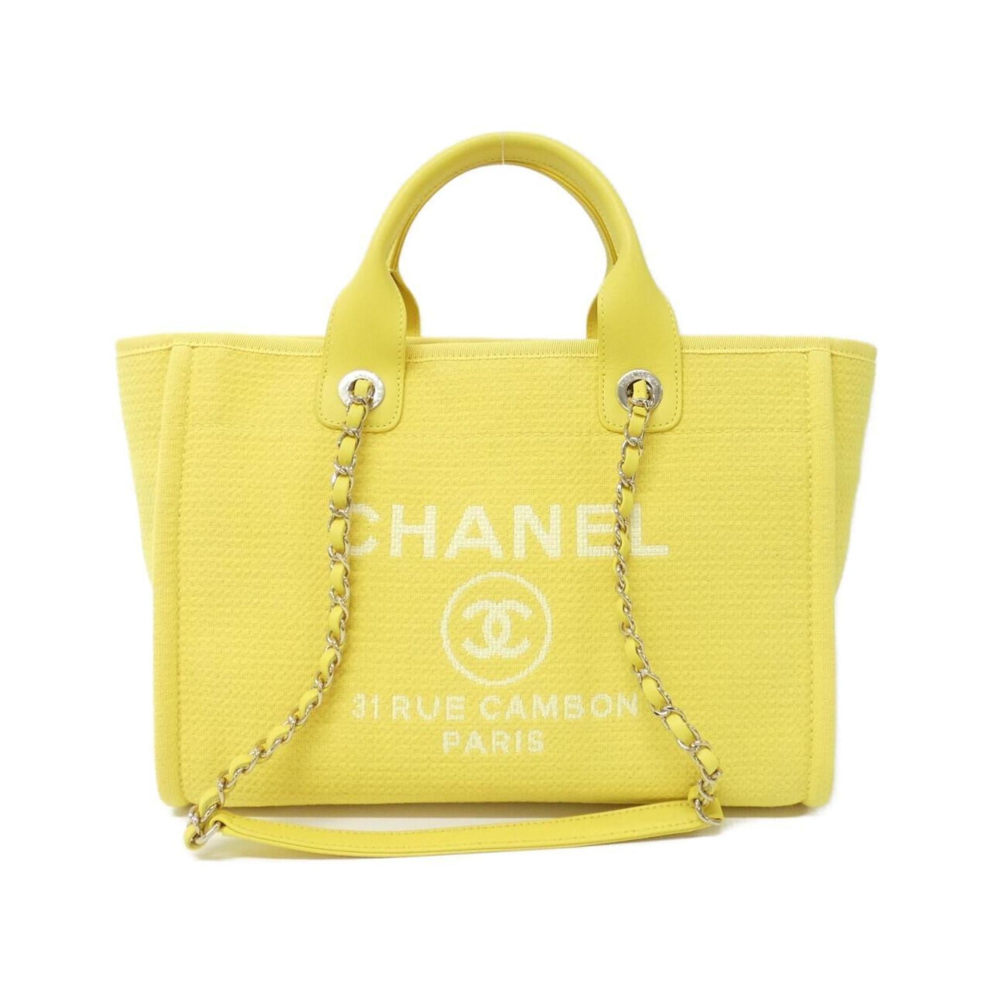 Chanel Yellow Handbag Pouch (Pre-Owned)