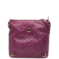 Gucci Purple Leather Shoulder Bag (Pre-Owned)