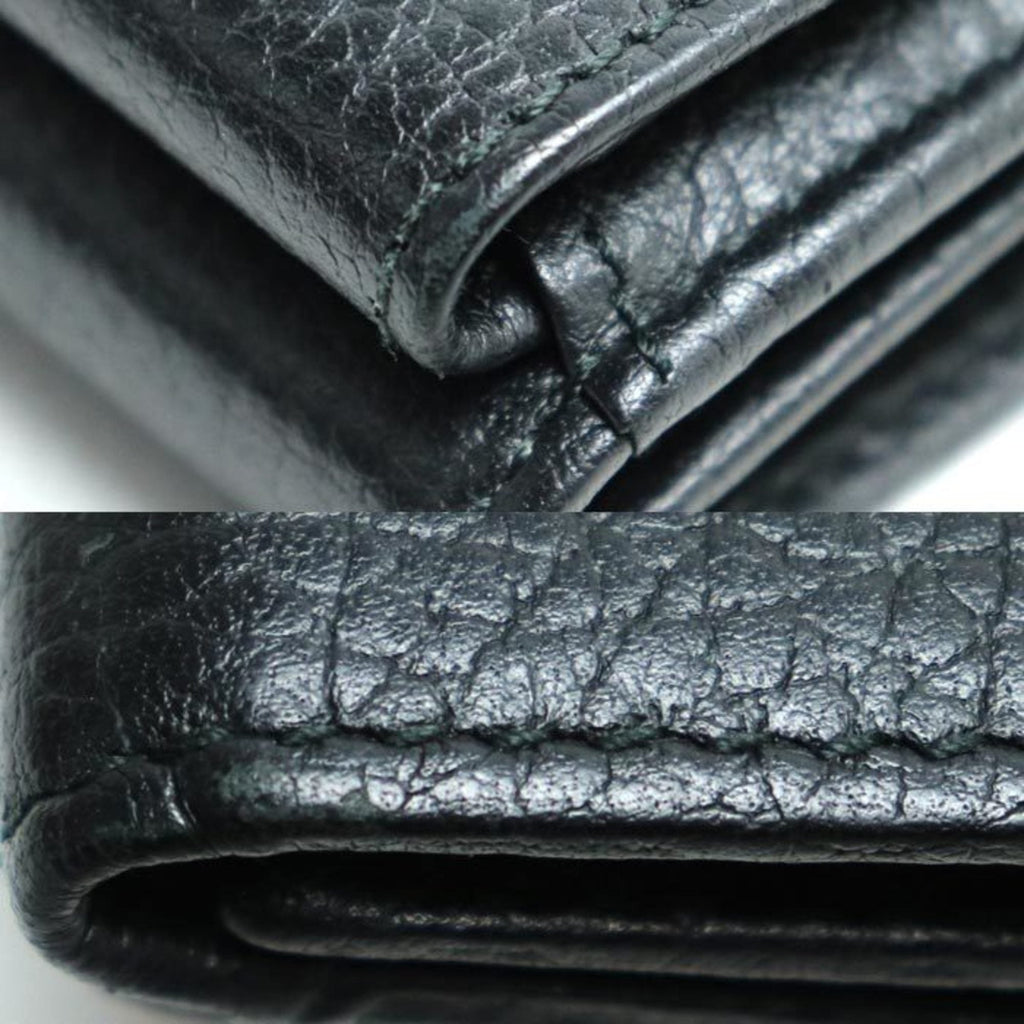 Gucci Black Leather Wallet (Tri-Fold) (Pre-Owned)