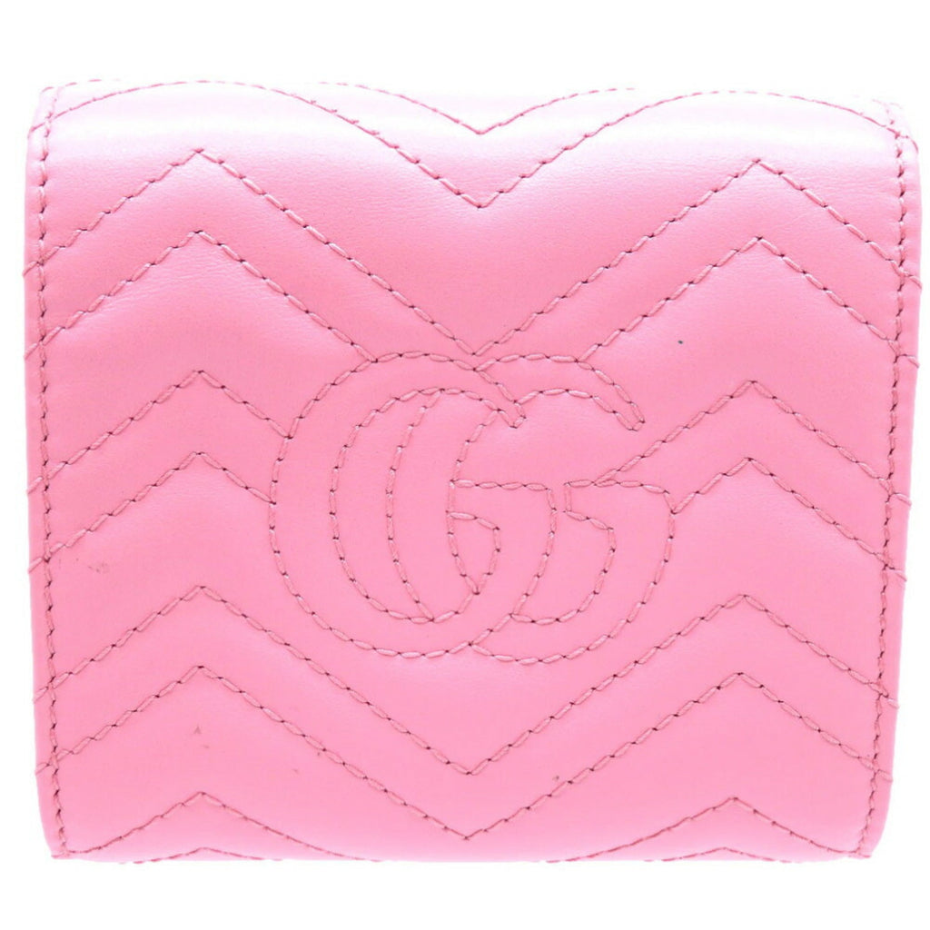 Gucci Pink Leather Wallet (Bi-Fold) (Pre-Owned)