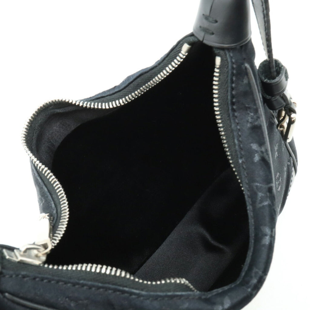 Louis Vuitton Black Monogram Noir Monogram Satin Handbag Pouch (Pre-Owned)