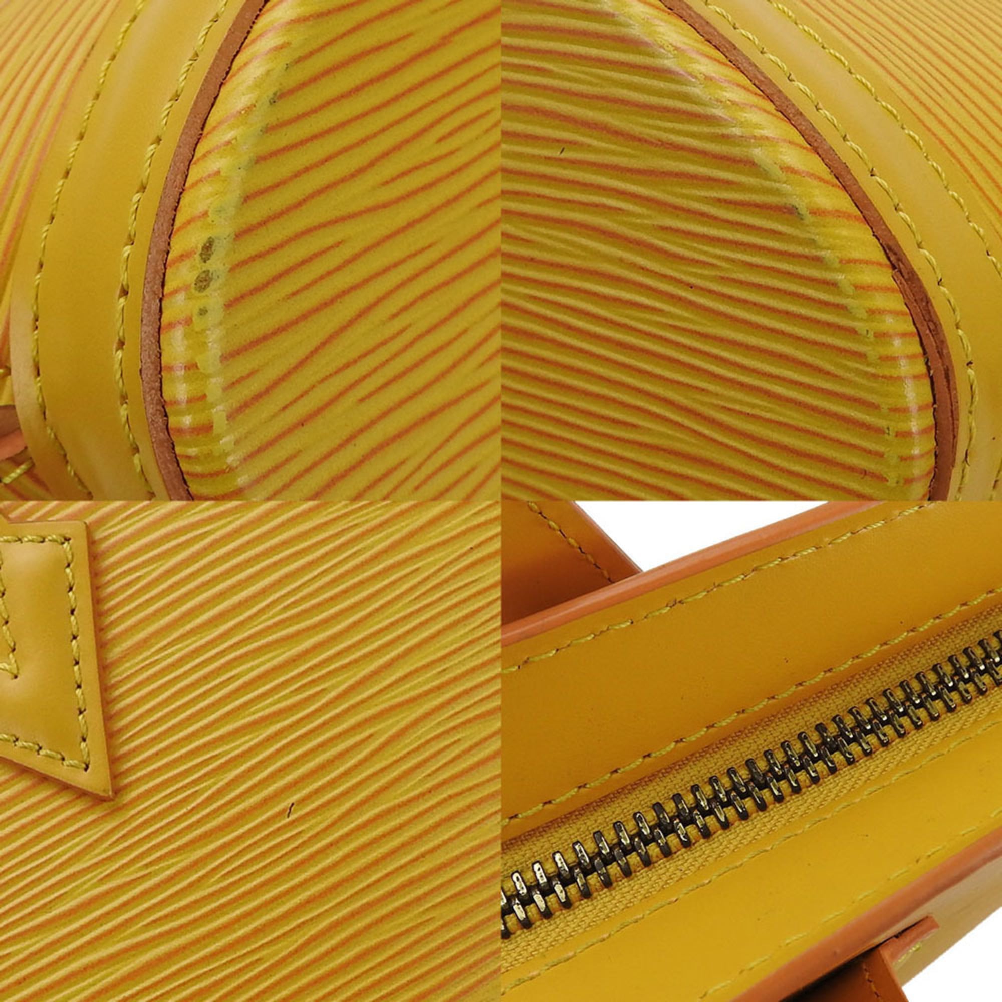 Louis Vuitton Yellow Epi Leather Handbag Tote Bag (Pre-Owned)